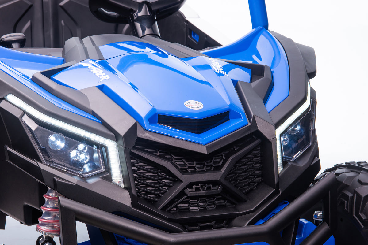 Blue Rugged Utv Thunder UTV 24V Blue Ride-On Car – Best Ride On Cars